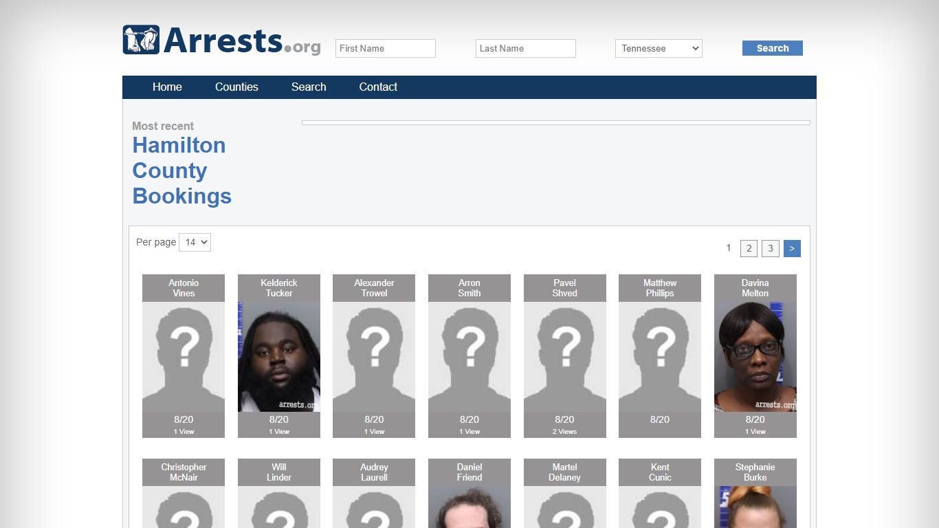 Hamilton County Arrests and Inmate Search